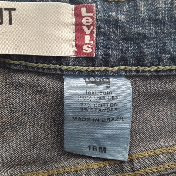 Levi Strauss womens 515 bootcut stretch jeans 16M - Picture 6 of 8